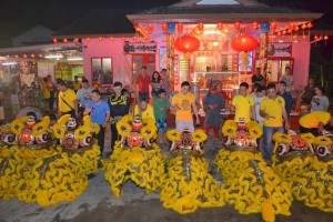 Eye dotting ceremony.