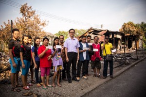 Sg Apong Fire Victims