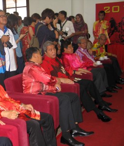 VIP guest, State Secretary, Datuk Amar Moshidi Ghani, Datuk Amar Awang Tengah, Datuk Amar Abang Johari, PRS President, Tan Sri James Masing and Deputy CM, Datuk Patinggi Alfred Jabu.