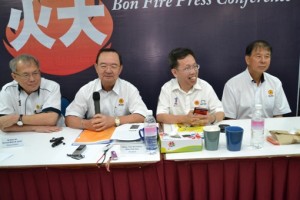 From right, Dato' Sebastian Ting, Dr. Sim Kui Hian, Tan Sri Peter Chin and Dato Sri Richard Riot.