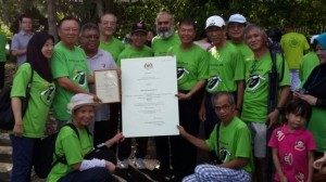 Proud of the park which is in concept of wildlife conservation