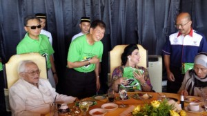 TYY wife pleased with the green T shirt