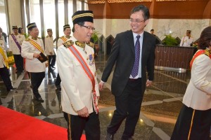 Tan Kai and Datuk Lee Kim Shin