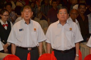 Dato' Sebastain Ting and Datuk David Teng at the dinner