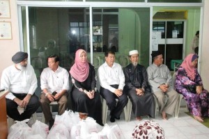 A visit to the poor and needy