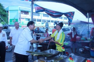 Giving a word of encouragement