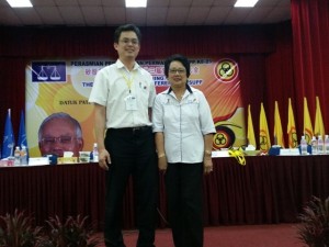 Youth Chairman, Tan Kai and new woman Chief, Datin Jennifer Chee