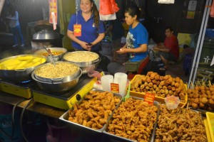 各式各样的美食。