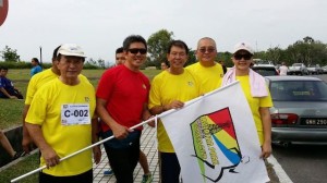 Fun run, Dato' Sebastian Ting, Adam Yii before the race
