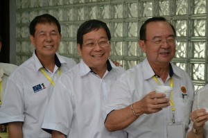 Tan Sri Peter Chin, Datuk David Teng and Dato' Sebastian Ting