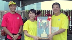 Woman champion Boon Lee Lee