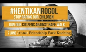 Citizens against rape walk