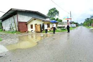 SUPP PCB Chief Wilfred Yap at Lorong 4, Jalan Sungai Tapang