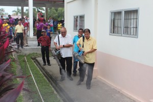 Dato Sebastian and Adam Yii trying their hands at fogging