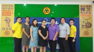 The organiser of the talk, woman SUPP section. 