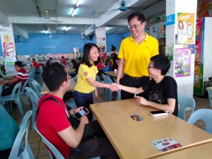 Kho doing her walkabout.