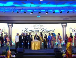 Datuk Dr. Sim and Datuk Sebastain joining the celebration of Governor's birthday