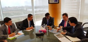 Courtesy visit to Dr. Sim