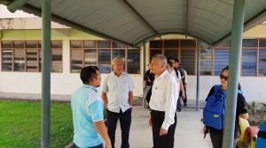 Ting viewing work done to upgrade the school