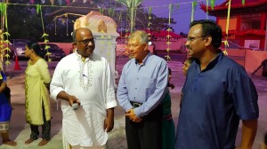 Ting at the Ponggal celebration