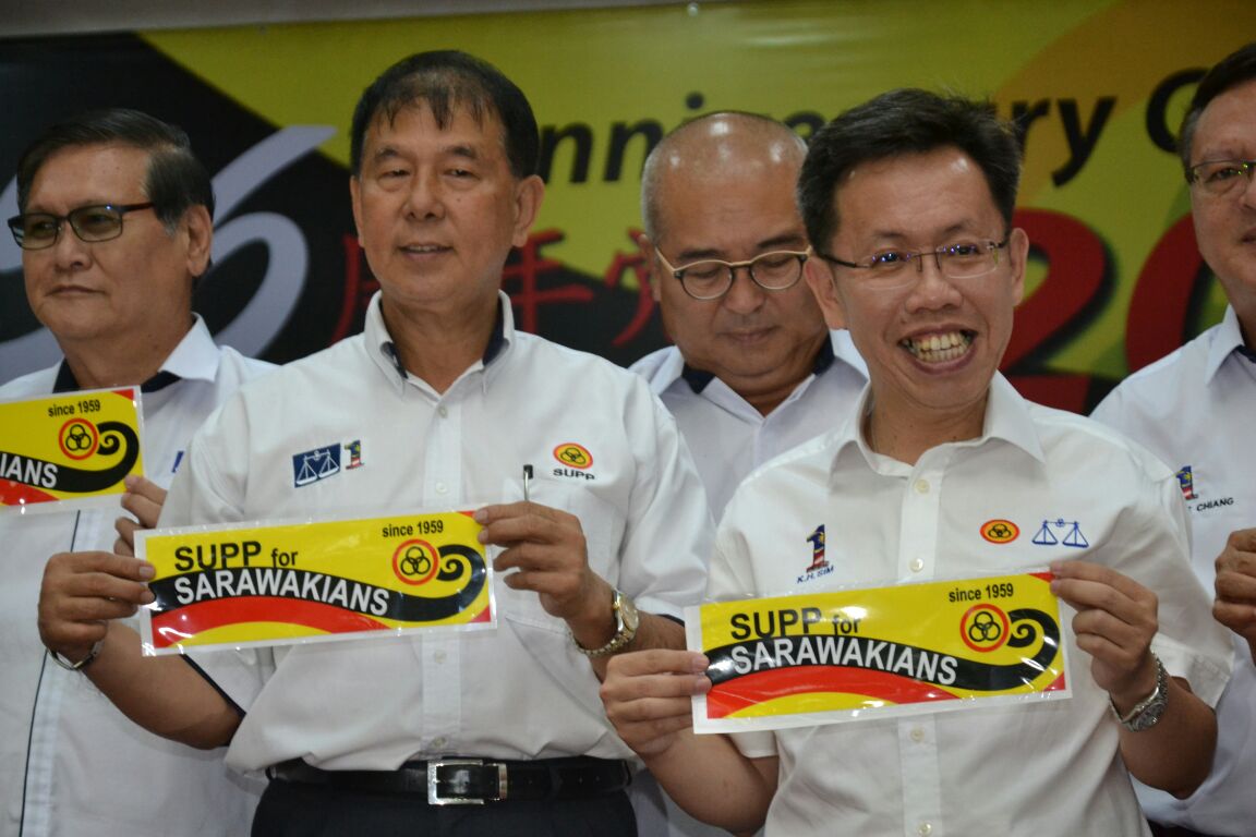 launching of "supp for sarawakians " car stickers