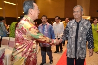 埔奕支部主席谢超发迎接阿迪南莅临晚宴。